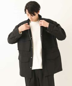 a.v.v / アー・ヴェ・ヴェ セットアップ | 【洗濯機で洗える／ストレッチ】オーバーサイズミリタリージャケット[WEB限定サイズ]