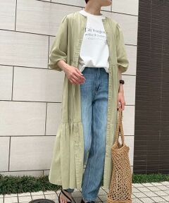 a.v.v / アー・ヴェ・ヴェ ロング・マキシ丈ワンピース | コットンティアードワンピース