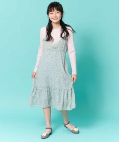 a.v.v / アー・ヴェ・ヴェ ロング・マキシ丈ワンピース | [140-150]カシュクールティアードワンピース