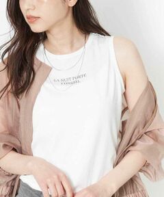 a.v.v / アー・ヴェ・ヴェ カットソー | アメリカンスリーブロゴタンクトップ