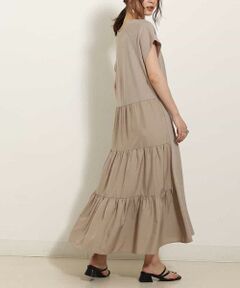 a.v.v / アー・ヴェ・ヴェ ロング・マキシ丈ワンピース | バックティアードワンピース