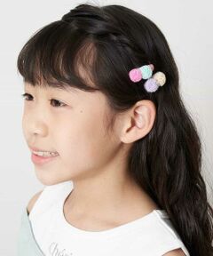 [KIDS]ポンポンカラーピン2SET