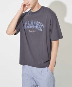 a.v.v / アー・ヴェ・ヴェ カットソー | 【接触冷感】ロゴプリントワイドシルエットカットソー