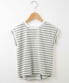 [160]バックレースアップボーダーTシャツ[WEB限定サイズ]