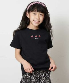 [100-130]【接触冷感】フルーツモチーフＴシャツ[WEB限定サイズ]