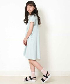 a.v.v / アー・ヴェ・ヴェ ロング・マキシ丈ワンピース | [100-130]【プチプラ】AラインTシャツワンピース[WEB限定サイズ]
