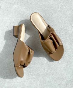 a.v.v / アー・ヴェ・ヴェ サンダル | ギャザーアッパーミュールサンダル