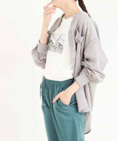 a.v.v / アー・ヴェ・ヴェ シャツ・ブラウス | ボリュームスリーブシアーシャツ