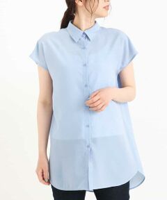 a.v.v / アー・ヴェ・ヴェ シャツ・ブラウス | レギュラーカラーシアーチュニックブラウス