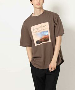 a.v.v / アー・ヴェ・ヴェ カットソー | 【接触冷感】アーティストコラボフォトプリントロングカットソー