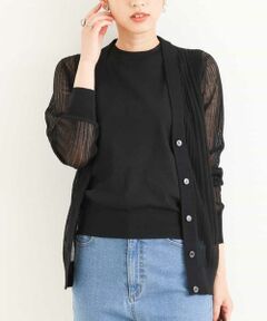 a.v.v / アー・ヴェ・ヴェ カーディガン・ボレロ | シアーアンサンブルサマーニット