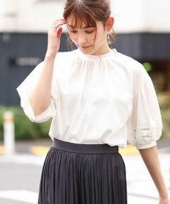 a.v.v / アー・ヴェ・ヴェ カットソー | ハシゴレースボリューム袖カットソー