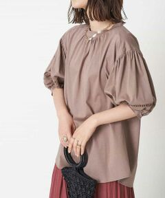 a.v.v / アー・ヴェ・ヴェ カットソー | ハシゴレースボリューム袖カットソー