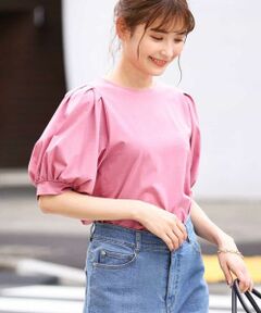 大人のボリュームスリーブTシャツ