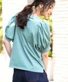 大人のボリュームスリーブTシャツ