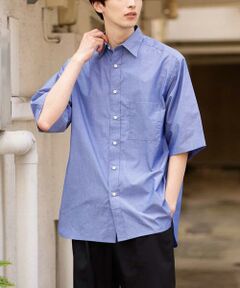 【BIG SHIRTS】コットンシャンブレーBIGシャツ