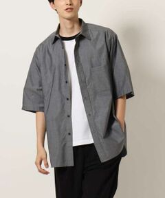 【BIG SHIRTS】コットンシャンブレーBIGシャツ