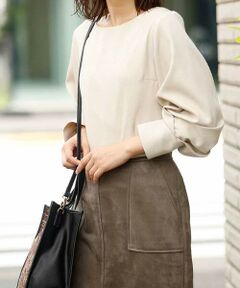 a.v.v / アー・ヴェ・ヴェ シャツ・ブラウス | チェック柄ボリュームスリーブブラウス