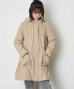 a.v.v / アー・ヴェ・ヴェ その他アウター | [140-150]【洗濯機で洗える】裏ボアロングモッズコート