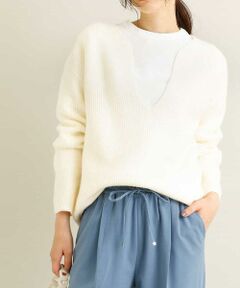 a.v.v / アー・ヴェ・ヴェ ニット・セーター | 【2点セット】深Vネックニット＆ブラウス