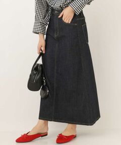 a.v.v / アー・ヴェ・ヴェ ロング・マキシ丈スカート | ストレッチデニムナロースカート