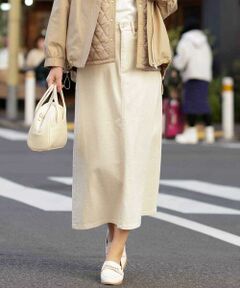 a.v.v / アー・ヴェ・ヴェ ロング・マキシ丈スカート | ストレッチデニムナロースカート