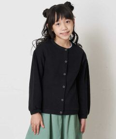 a.v.v / アー・ヴェ・ヴェ カーディガン・ボレロ | [140-150]サカリバパフスリーブクルーネックカーディガン