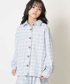 a.v.v / アー・ヴェ・ヴェ セットアップ | [160]【セットアップ対応】チェック柄バックリボンCPOジャケット