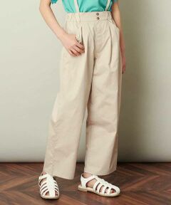 a.v.v / アー・ヴェ・ヴェ ショート・ハーフ・半端丈パンツ | [160]サスペンダー付きゆるテーパードパンツ