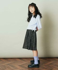 a.v.v / アー・ヴェ・ヴェ ロング・マキシ丈ワンピース | [140-150]サイドリボンプリーツドッキングワンピース