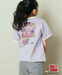 [100-130]トムとジェリーコラボプリントTシャツ