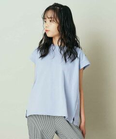 [140-150]【毛玉になりにくい】バックレースアップTシャツ