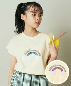 [100-130]アイスタッチレモンコレクションTシャツ