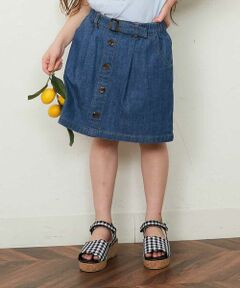 a.v.v / アー・ヴェ・ヴェ ショート・ハーフ・半端丈パンツ | [140-150]フロントボタンスカパン