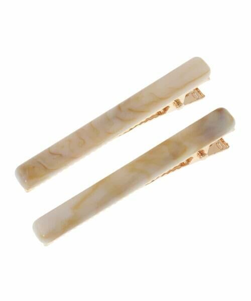 a.v.v / アー・ヴェ・ヴェ カチューシャ・カチューム・その他 | 【2ピースSET】淡色マーブルバレッタ | 詳細2