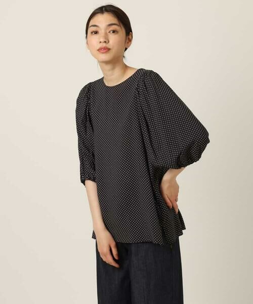 a.v.v / アー・ヴェ・ヴェ シャツ・ブラウス | ドットプリントブラウス | 詳細3