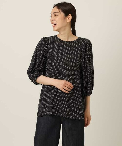 a.v.v / アー・ヴェ・ヴェ シャツ・ブラウス | ドットプリントブラウス | 詳細4