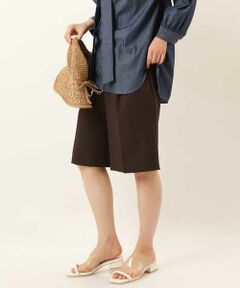 a.v.v / アー・ヴェ・ヴェ ショート・ハーフ・半端丈パンツ | 【セットアップ対応/麻調シリーズ】麻調ハーフパンツ