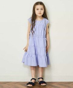 a.v.v / アー・ヴェ・ヴェ ロング・マキシ丈ワンピース | [160]【イージーケア】サイドリボンティアードワンピース