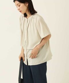 a.v.v / アー・ヴェ・ヴェ シャツ・ブラウス | レイヤード風ギャザーブラウス