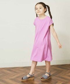 a.v.v / アー・ヴェ・ヴェ ロング・マキシ丈ワンピース | [160]バックレースアップTシャツワンピース