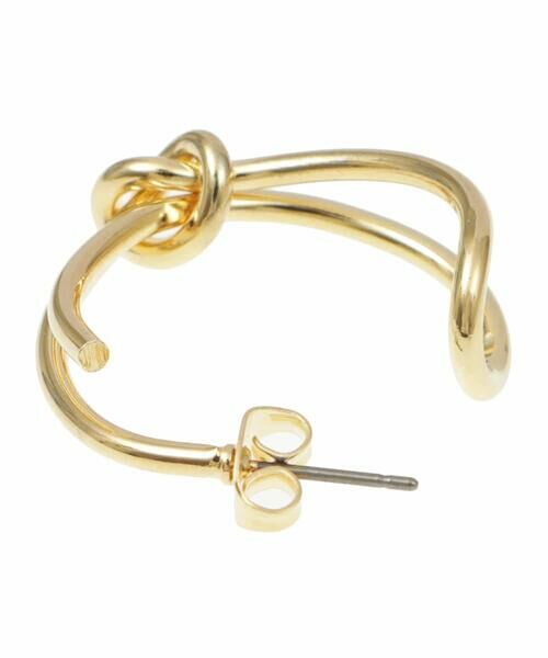 a.v.v / アー・ヴェ・ヴェ ピアス・イヤリング | ノットデザインフープピアス | 詳細2