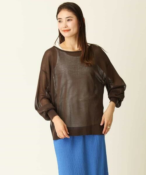 a.v.v / アー・ヴェ・ヴェ ニット・セーター | 【2点セット/前後2WAY】 シアーサマーニット＆タンクトップ | 詳細12