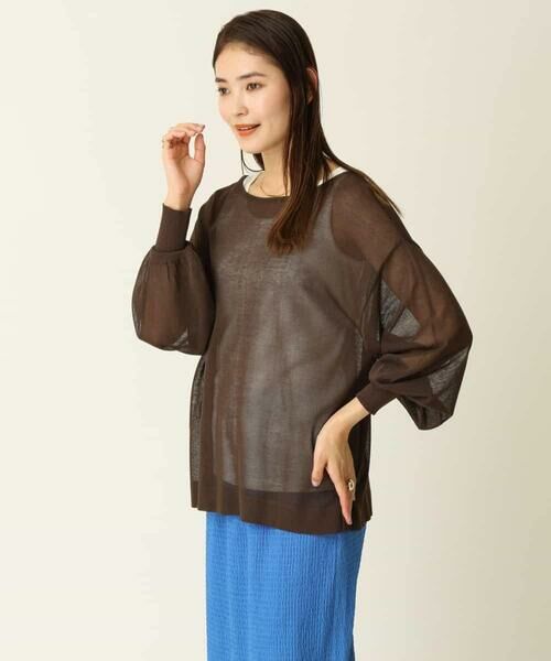 a.v.v / アー・ヴェ・ヴェ ニット・セーター | 【2点セット/前後2WAY】 シアーサマーニット＆タンクトップ | 詳細13