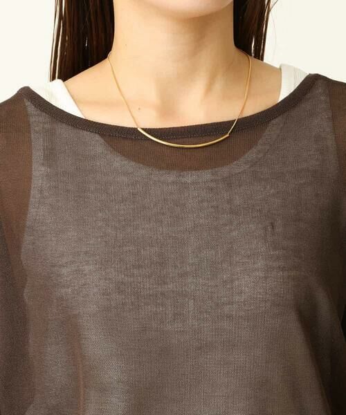 a.v.v / アー・ヴェ・ヴェ ニット・セーター | 【2点セット/前後2WAY】 シアーサマーニット＆タンクトップ | 詳細16