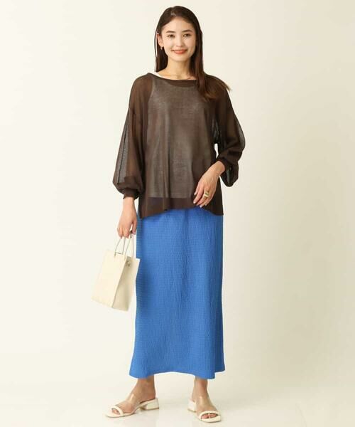 a.v.v / アー・ヴェ・ヴェ ニット・セーター | 【2点セット/前後2WAY】 シアーサマーニット＆タンクトップ | 詳細5