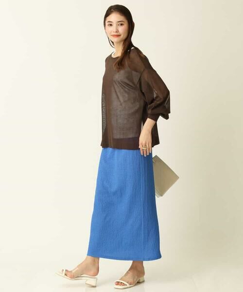 a.v.v / アー・ヴェ・ヴェ ニット・セーター | 【2点セット/前後2WAY】 シアーサマーニット＆タンクトップ | 詳細7