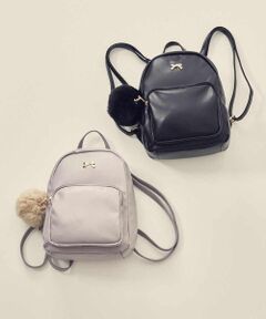 a.v.v / アー・ヴェ・ヴェ リュック・バックパック | [KIDS]ポンポンチャーム付きリュック