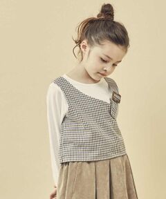 a.v.v / アー・ヴェ・ヴェ カットソー | [160]バックル付きビスチェドッキングトップス