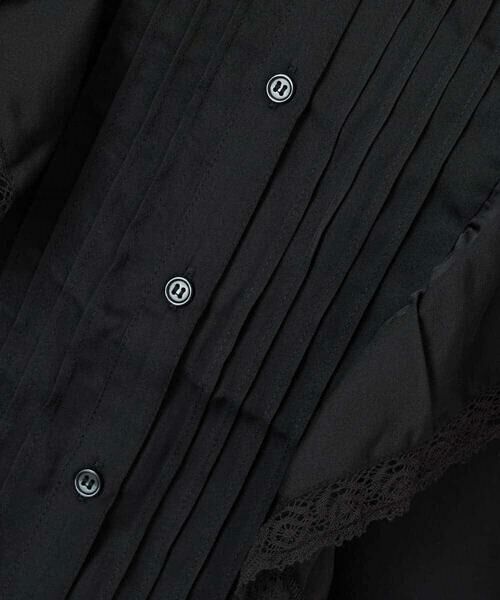 a.v.v / アー・ヴェ・ヴェ シャツ・ブラウス | レースフリルショルダーサテンブラウス | 詳細19